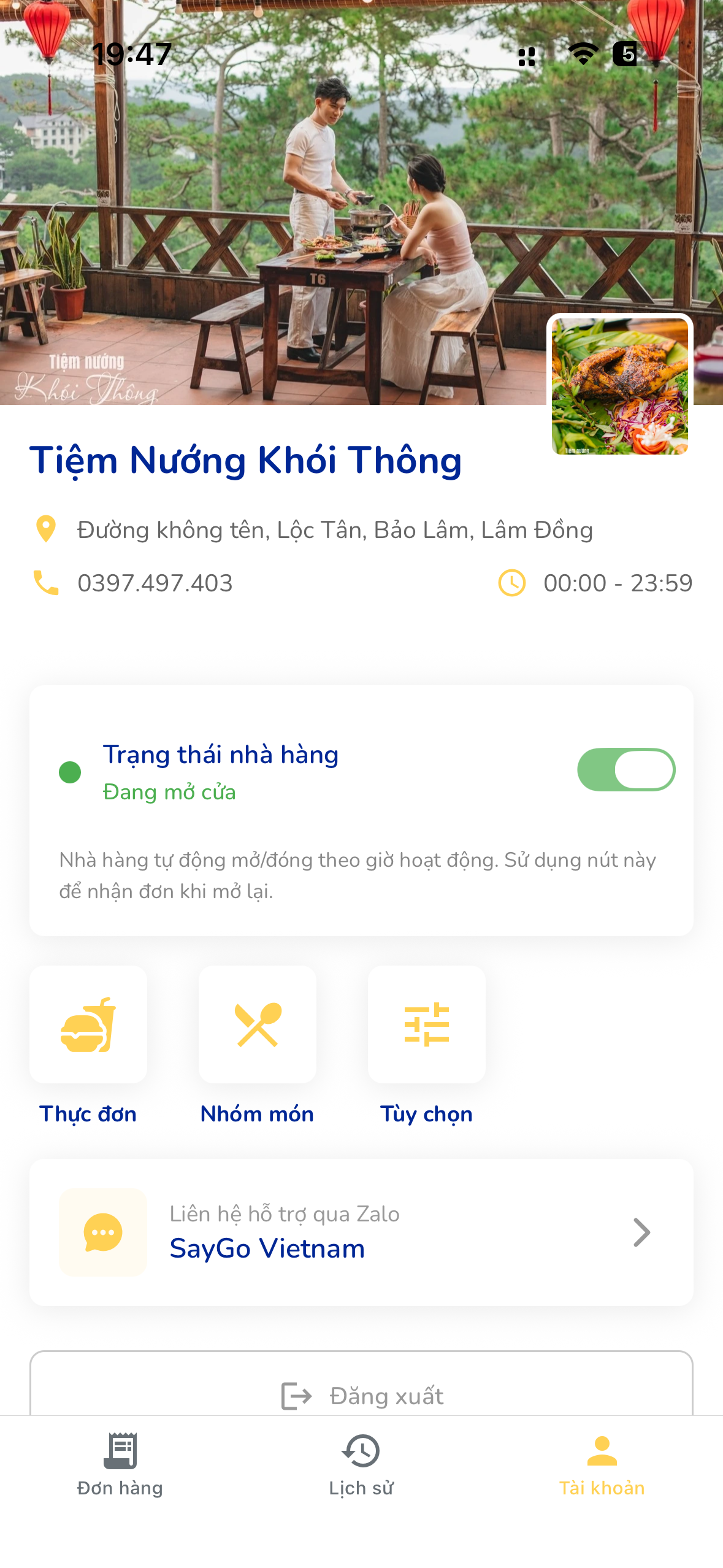 SayGo Merchant App
